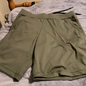 Green shorts
